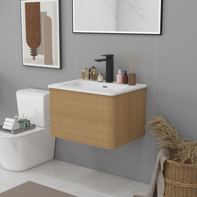 Meuble-lavabo mural moderne