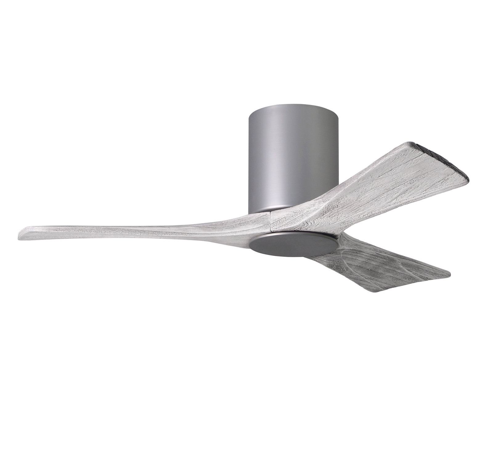 Olivier Ceiling Fan with LED Light Kit, Brushed Nickel, 42", Barn Wood Tone