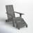 Byrnes Outdoor Adirondack Chair With Ottoman-1644259782