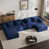 Blue Chenille