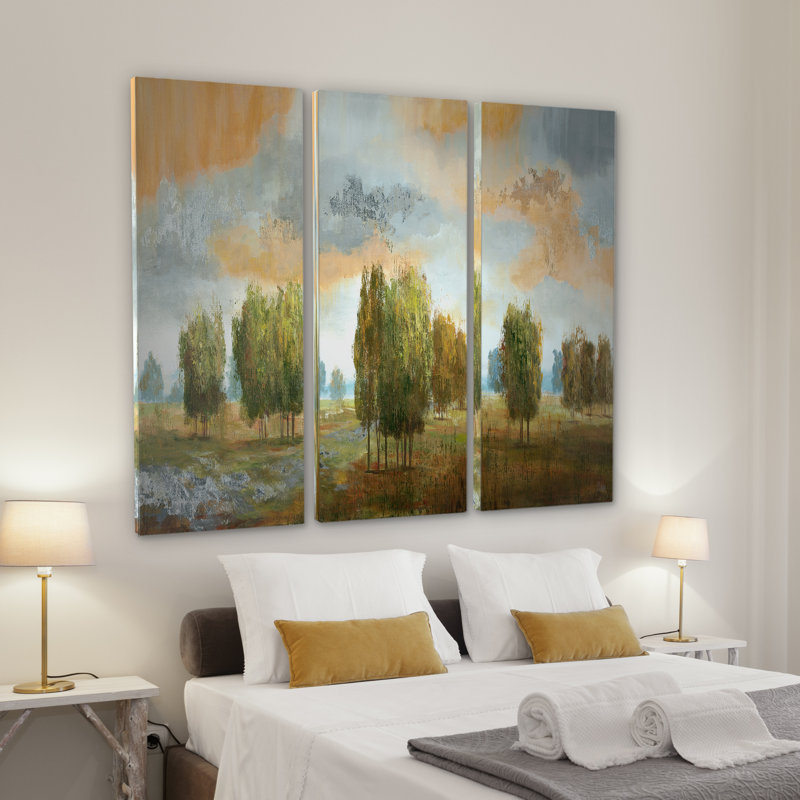 « pré vista ii », image multi-pièces sur toile tendue, H 40 po x l 60 po x P 1,5 po