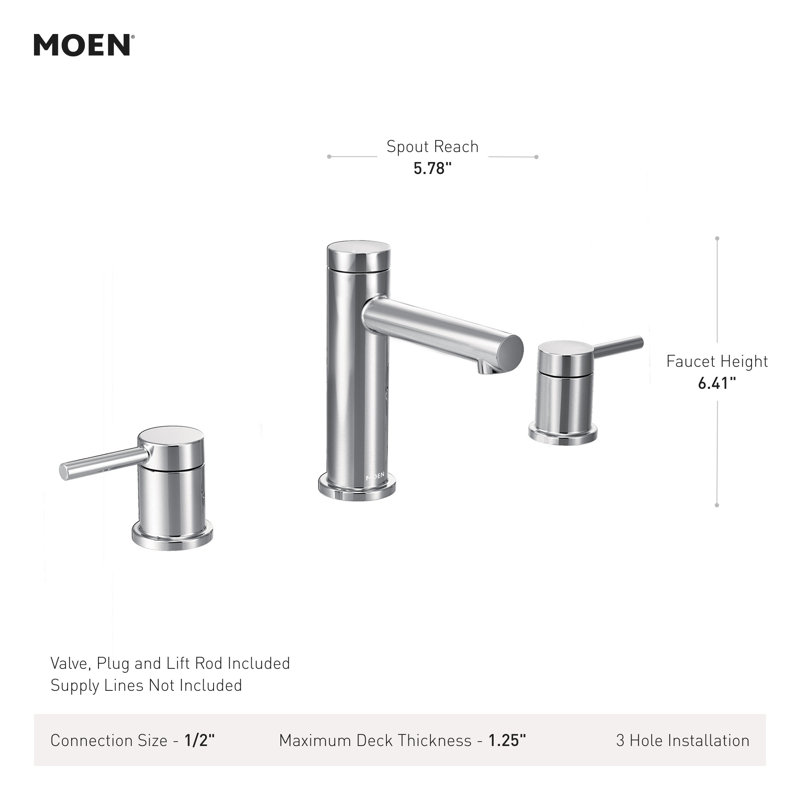 Garniture et soupape Align 2H, Nickel brossé