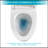 Modern Ceramic One Piece Toilet,Dual Flush With Soft Clsoing Seat