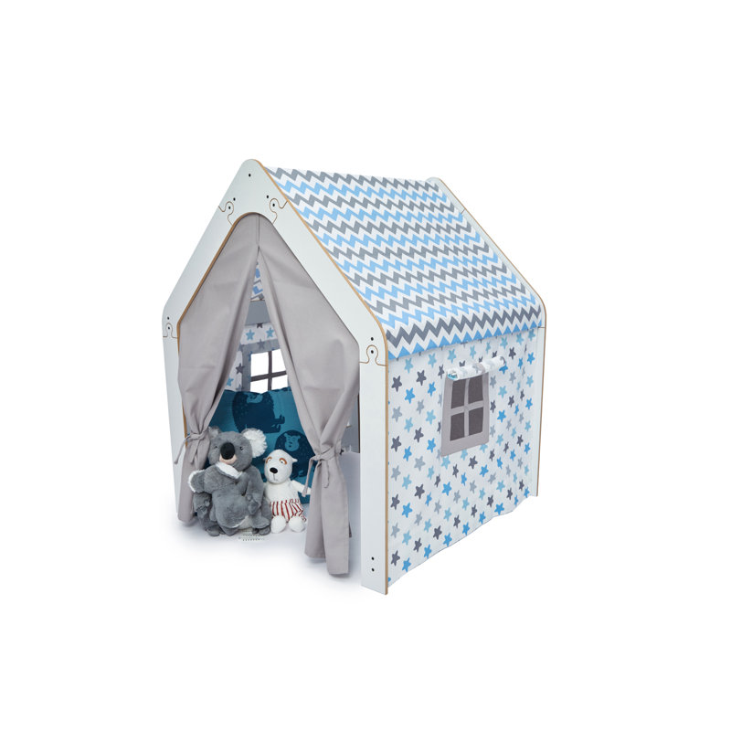 Jerenss Play Tent House: Indoor Hideaway for Kids (Ages 3-6), Blue