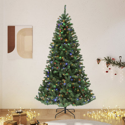 Arbre de Noël épinette pré-éclairé