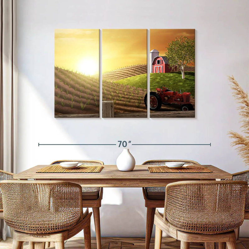 Lilie Rural Agriculture Scene, 36" H x 57" W