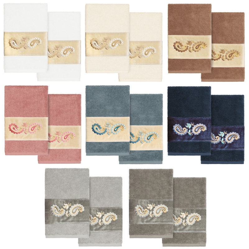  100% Turkish Cotton Hand Towel, White
