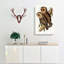 Masked Barn Owls by Elizabeth Gould - Wrapped Canvas-55363038