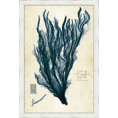 Peinture sur cadre Indigo Sea Grass I