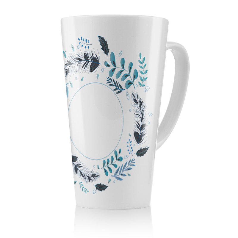 Leaves Frame Latte Mug