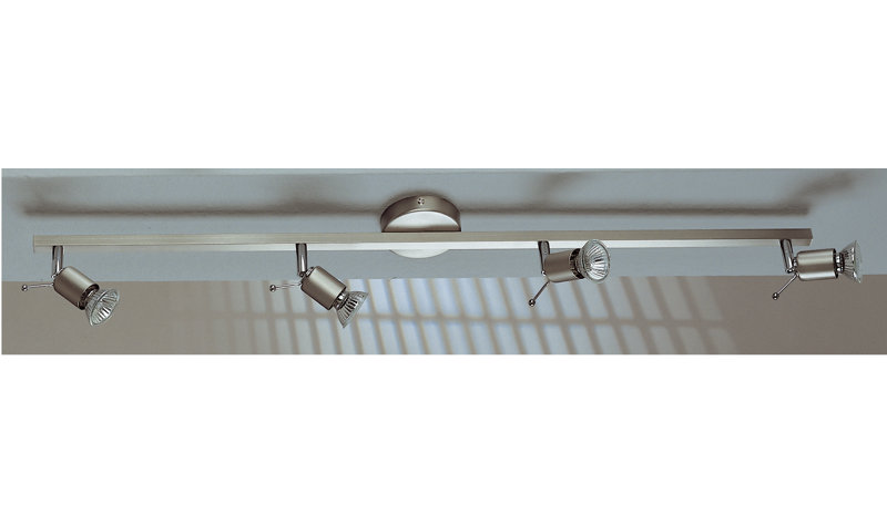 Sedalia 90cm 4 -Light Track Kit, Brushed matt nickel