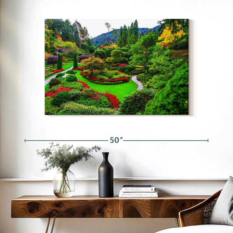 Parc Sirci Butchart Garden, H 26 po x l 39 po
