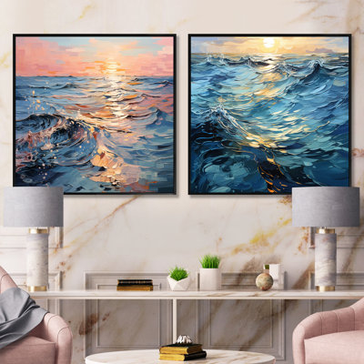 Sunset Tranquil Ripples - Sunset Collage