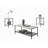 Rustic Style 3Pc Table Set-363934337
