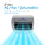 BPACT Series BLACK+DECKER 8,000 BTU Portable Air Conditioner up to 350 Sq. with Remote Control, White