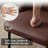 Faux Leather Upholstered Dining Chairs With Steel Legs(Set Of 2)-1486487338-1486487342