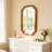 Mid-Century Irregular Wood Framed Decorative Wall Mirror-1808717771-1808717772
