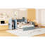 Grand lit gris avec fonction, grand espace et grand lit intégré disponible en gris, espace de rangement spacieux