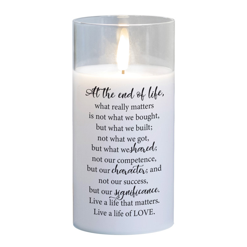Bougie sans flamme sans parfum At the End of Life