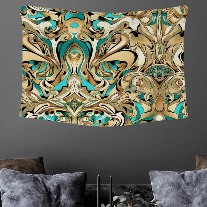 Tapisserie en microfibre, H 88 po x l 104 po