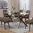 Santana Beech Solid Wood Base Dining Table