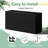 Metal Planters Box– Rectangular Large Black Planter for Outdoor Plants and Garden Use,Sleek Planter Box with Drainage Holes ,Vegetables and Flowers-438762093-438762000