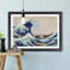 The Great Wave Off Kanagawa by Katsushika Hokusai - Single Picture Frame Print-48343697-48343698