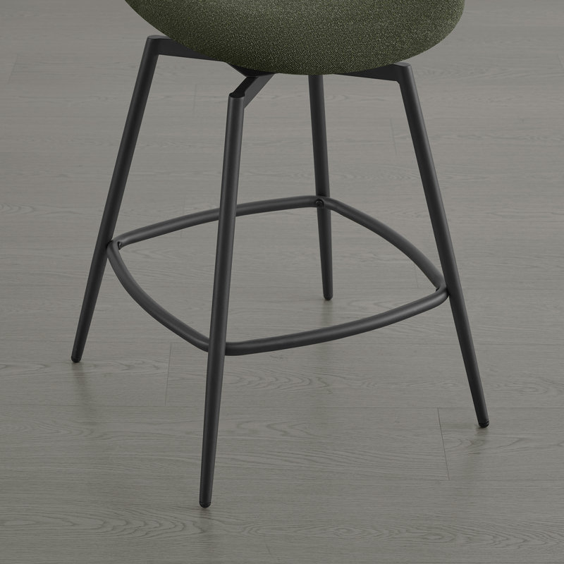 Tabouret de bar rotatif moderne, Vert