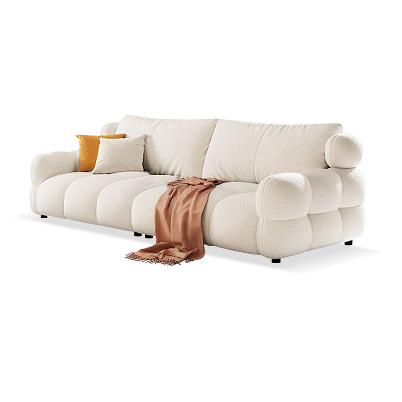 Creamy white Polyester Modular Sofa