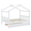 Lit en bois avec couchette