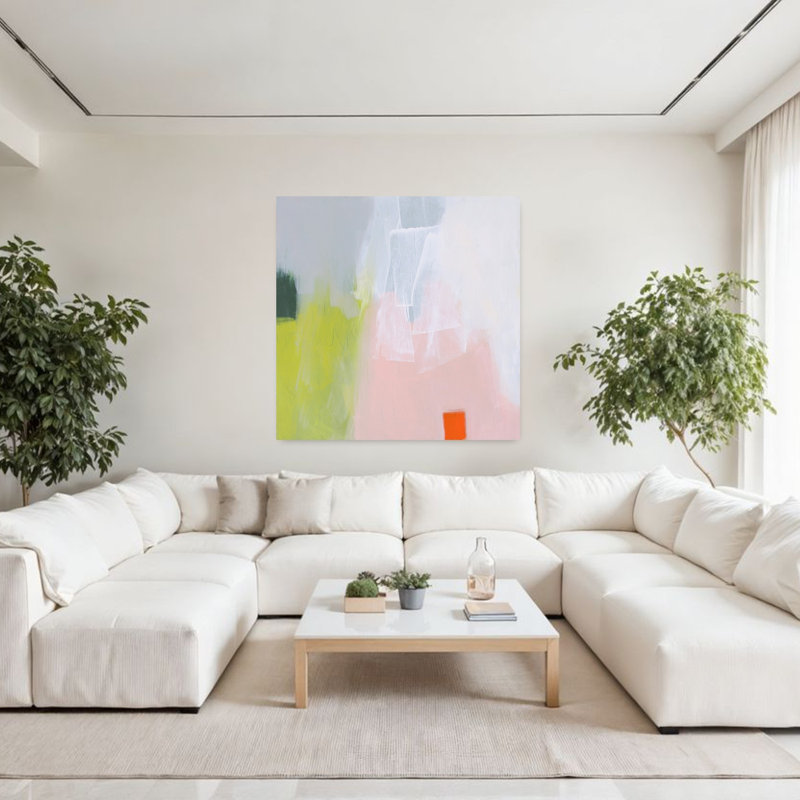 «Last Dance», art contemporain abstrait, H 48 po x l 48 po