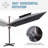141'' X 104'' Offset Patio Cantilever Umbrella, Weighted Base Does Not Include-1762268269