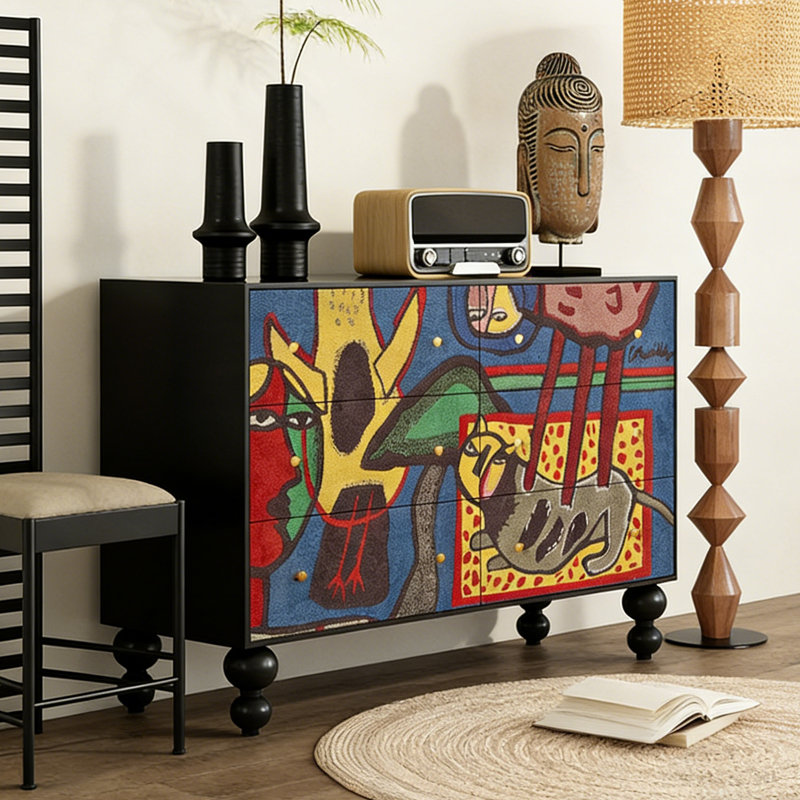 Modern Retro Style Sideboard