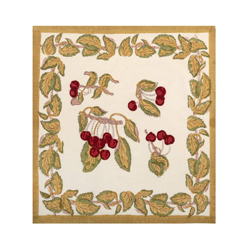 Cherry Cotton Square Napkins