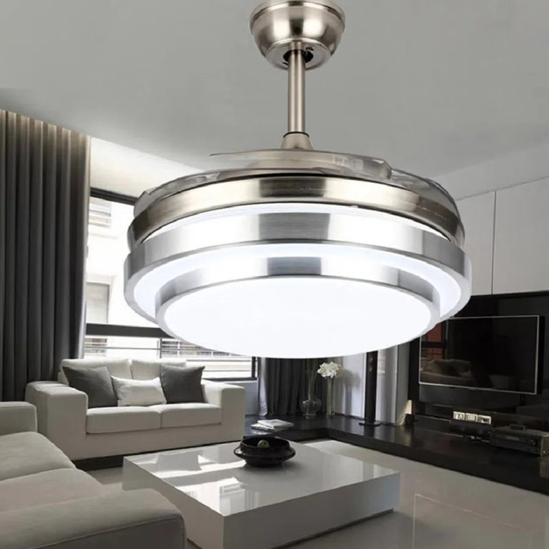 Ventilateur de plafond 36 po avec lumières DEL Klaudia
