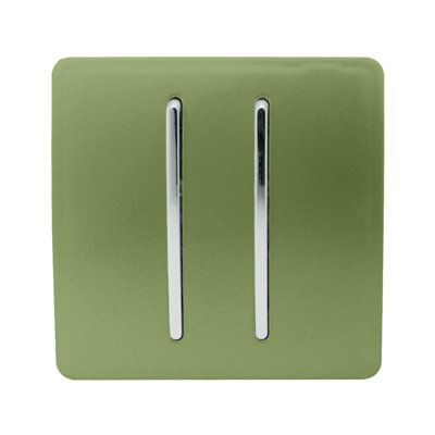 Trendi Switch 2 Gang 1 or 2 way Rocker Light Switch