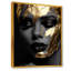 Femme noire et dorée photo IV - art sur toile tendance-760499618-793861303