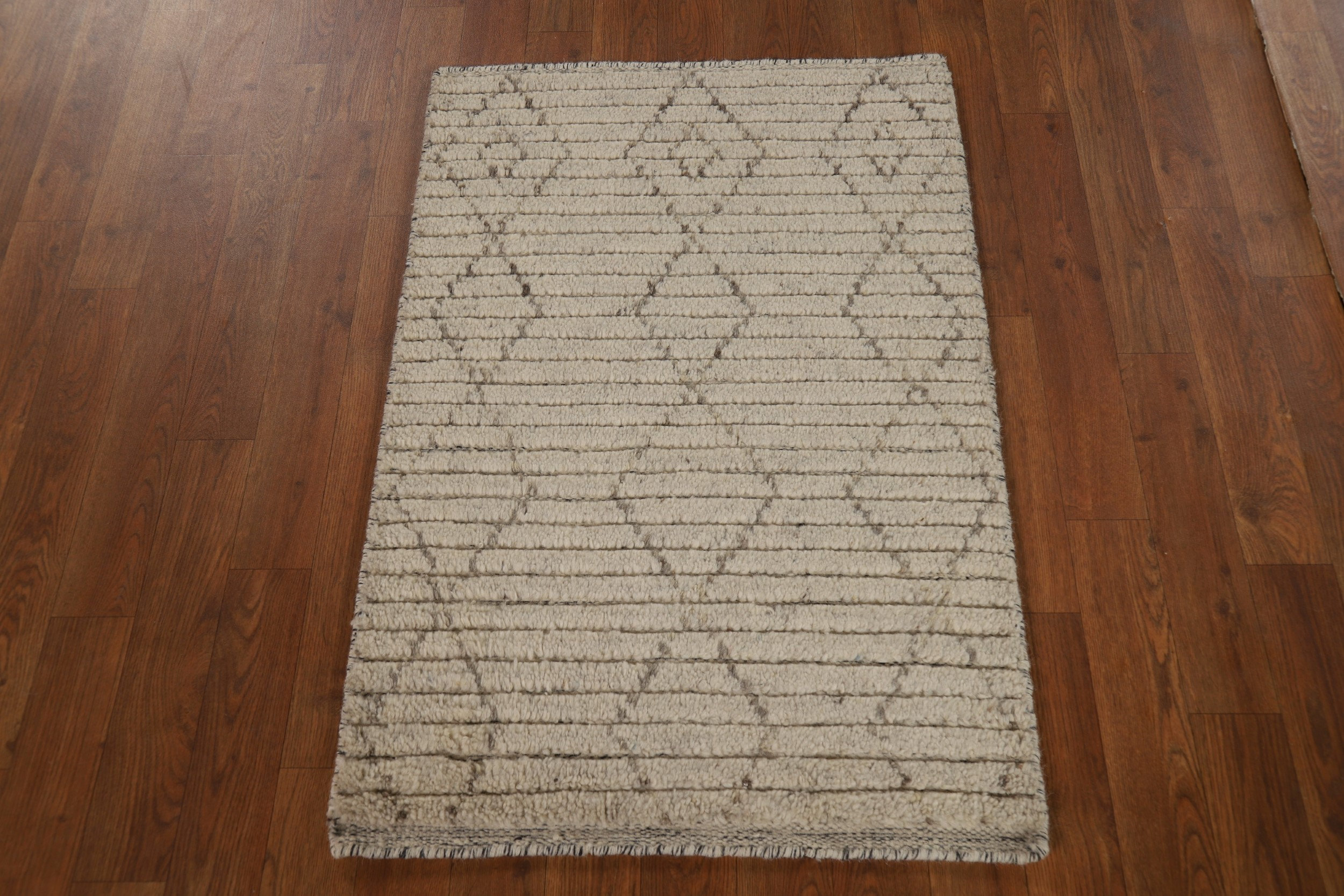 Rustic Wool Rug Union Rustic Thick Wool Handmade Moroccan Indian Rug 2x3 | Wayfair
