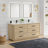 Porto 72 " W 2 Double Vanity Bathroom Vanity With Quartz Top with Mirror-227077240-227029156