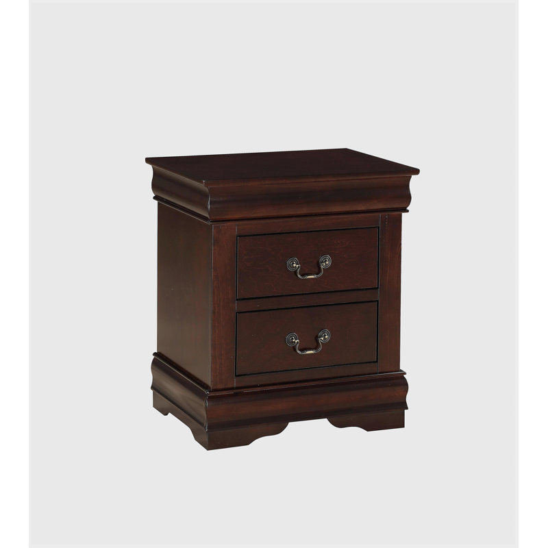 Table de chevet 1 pièce Louis Philippe, Cerisier