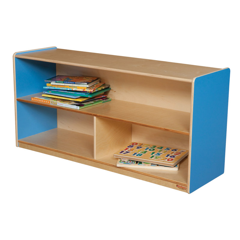 Étagère 2 compartiments Environments, H 23,5 po x l 48 po x P 15 po, Bleuet, Contre-plaqué