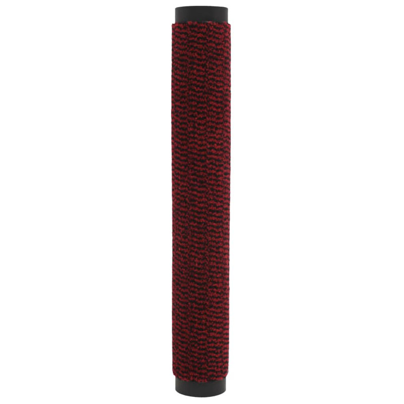 Branco Non-Slip Doormat, 90cm W x 150cm L, Red