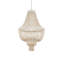 Cybele 2 - Light Shell/Capiz/Wrought Iron LED Chandelier