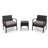 Holmsten 2 - Person Patio Conversation Set with Cushions-2089344109