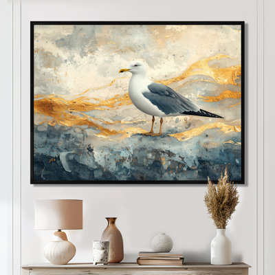 Mouette côtière The Watchful Gull III - Décoration murale mouette