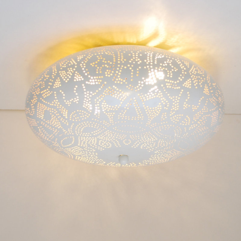 Chasteen Flush Mount, Gold, 12cm H x 50cm W x 50cm D