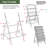 5-Tier Raised Garden Bed 47FT Vertical Elevated Planter Box with Drainage Holes Removable Tray