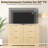 Fluted 6-Drawer Dresser with Solid Wood Base-52821735