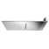Rain Fixed Shower Head 1.8 GPM GPM