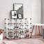 Range-chaussures, rangement modulaire de 16 cubes, unités de rangement de chaussures en plastique peu encombrantes, armoire de rangement, idéal pour le vestibule, le vestibule et le vestibule